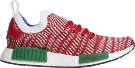 Adidas NMD_R1 STLT Primeknit 'Christmas' sneakers, red