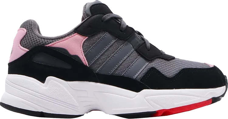 Adidas Yung-96 J 'Light Pink' sneakers, gray