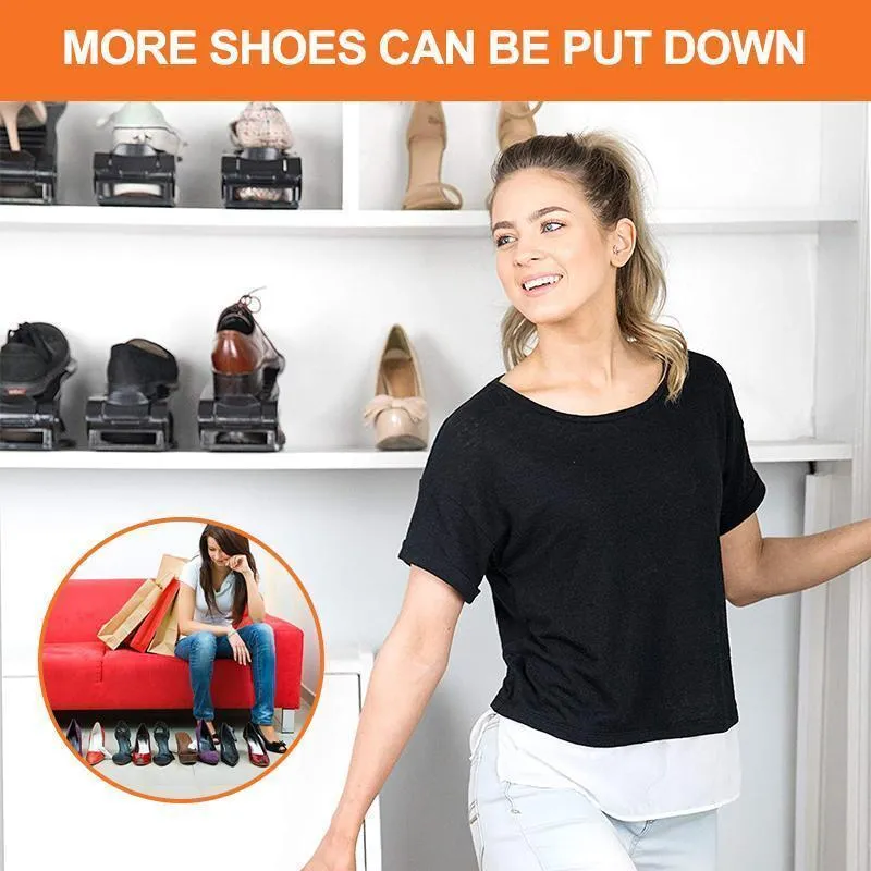 Adjustable Shoe Rack Space Saver