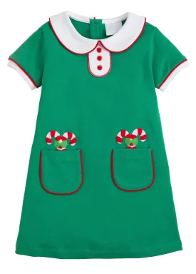 Applique Candy Cane Dress