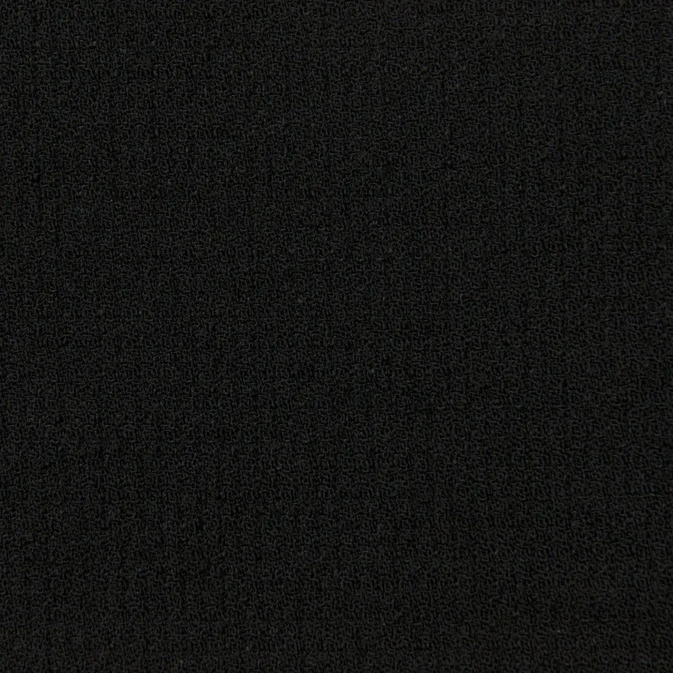 Black Stretchy Crepe Fabric 1512