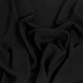 Black Stretchy Crepe Fabric 1512