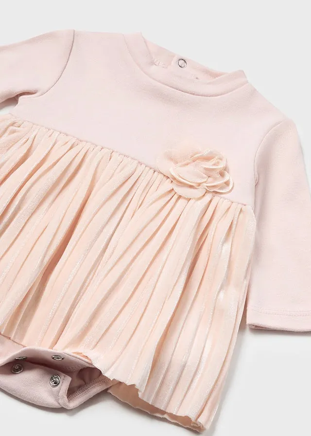 Blush Pleated Dress - Select Size