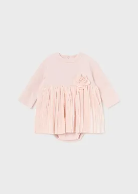 Blush Pleated Dress - Select Size