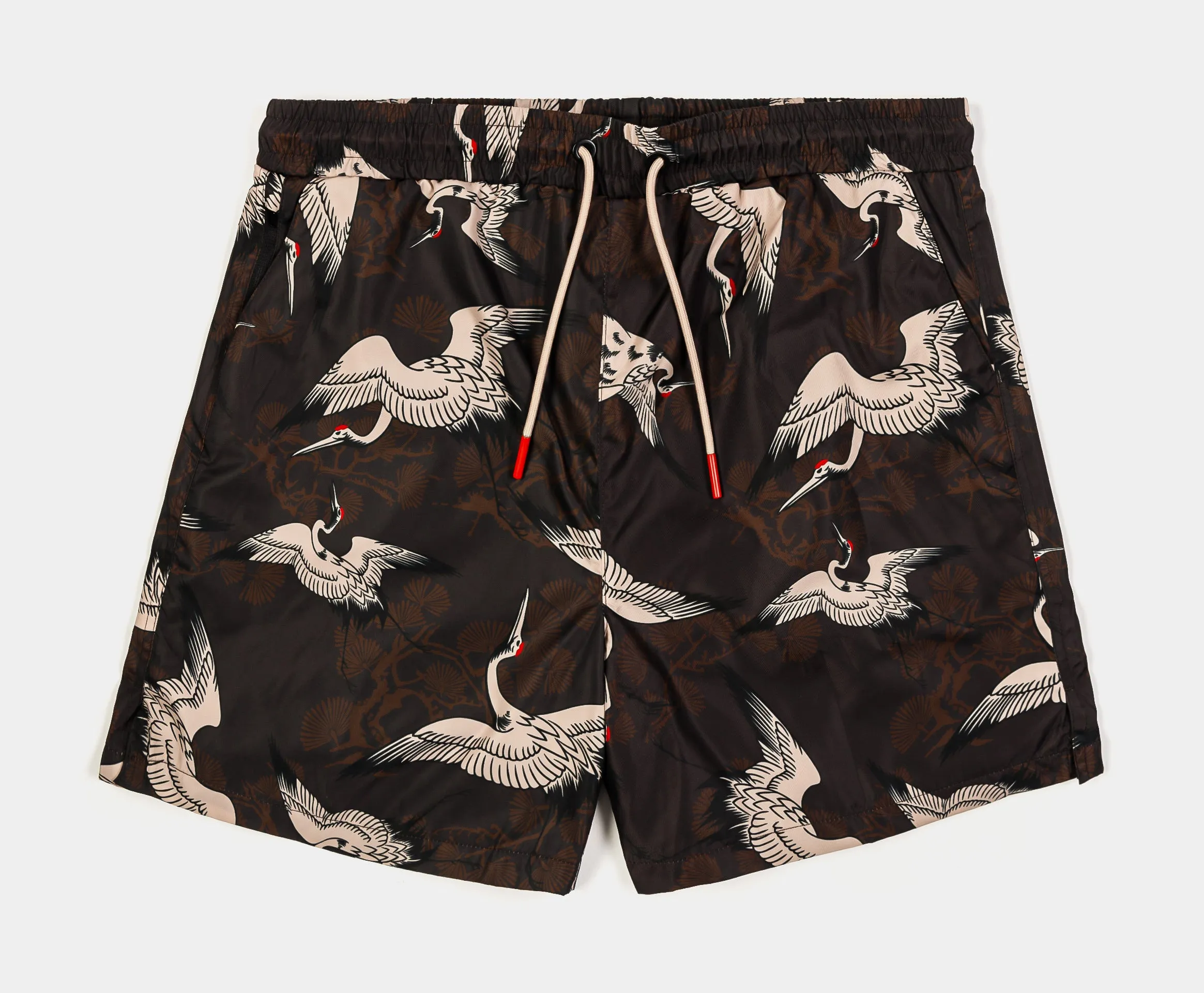 Crane Hybrid Mens Shorts (Black/Brown)