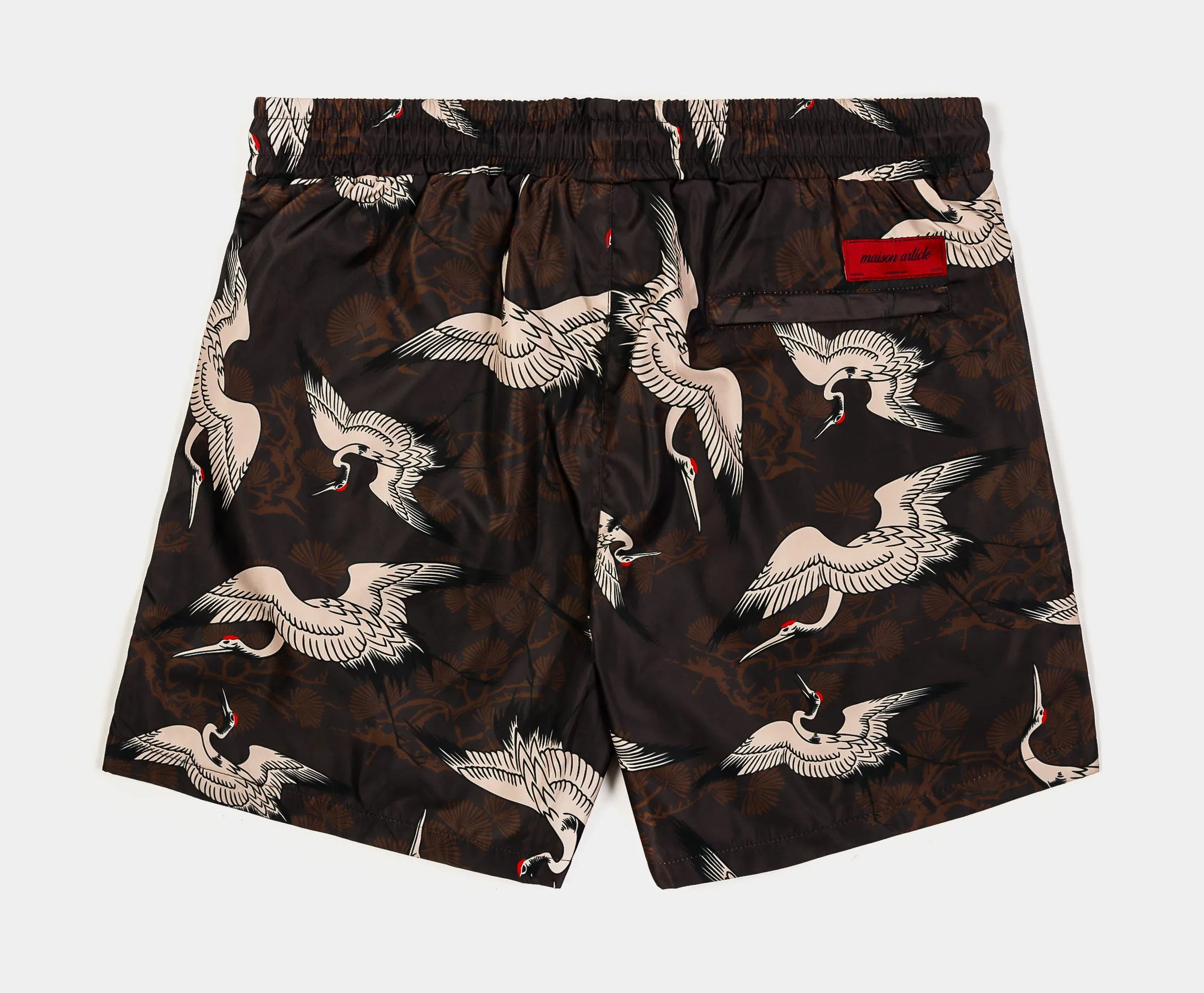 Crane Hybrid Mens Shorts (Black/Brown)