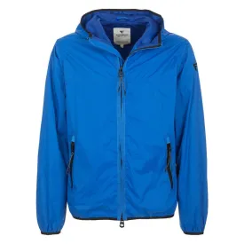 Fred Mello Sleek Light Blue Technical Jacket