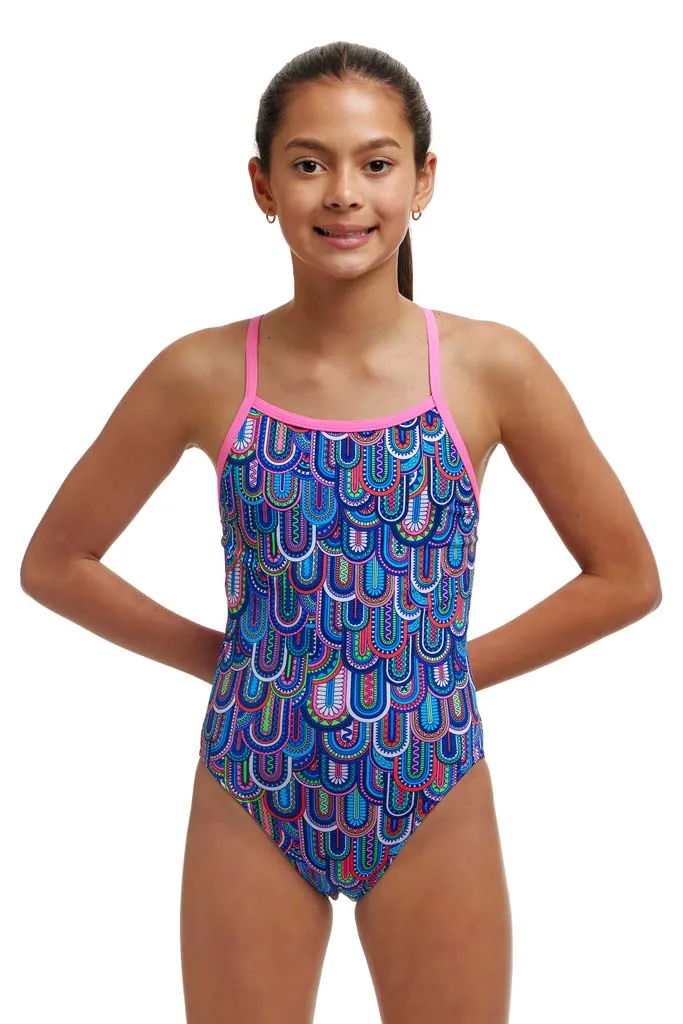 Girls Single Strap One Piece | Spread My Wings