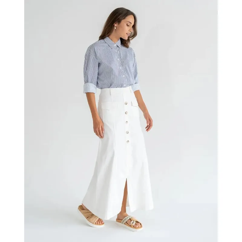 Hudson Maxi Skirt | White