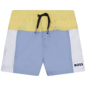 Hugo Boss Baby Boys Colour Block Swim Shorts