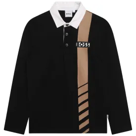 Hugo Boss Black Long Sleeve Polo