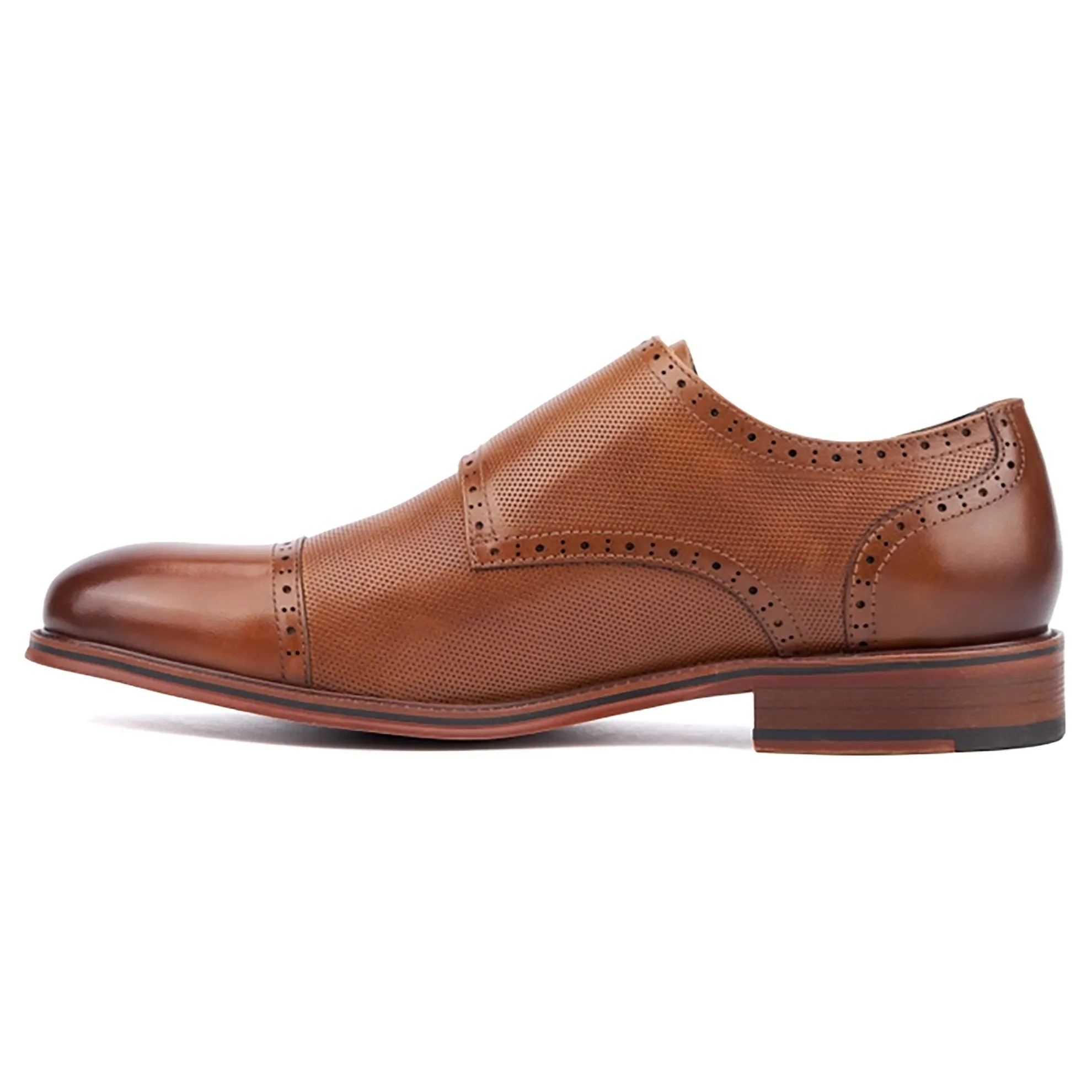 Leather Monk Strap Shoes