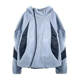 Lightning fleece jacket blue gray