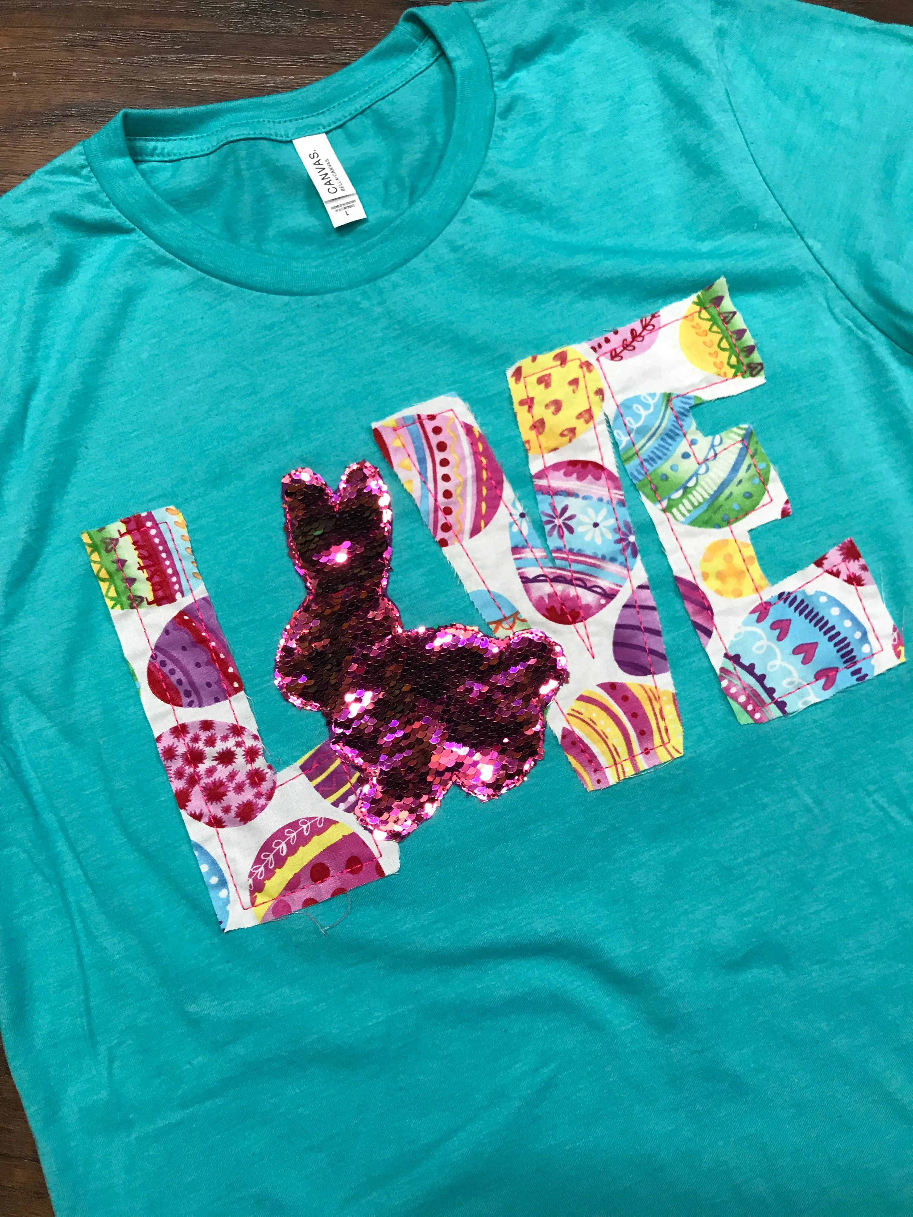 LOVE Bunny Shirt - Easter Shirt