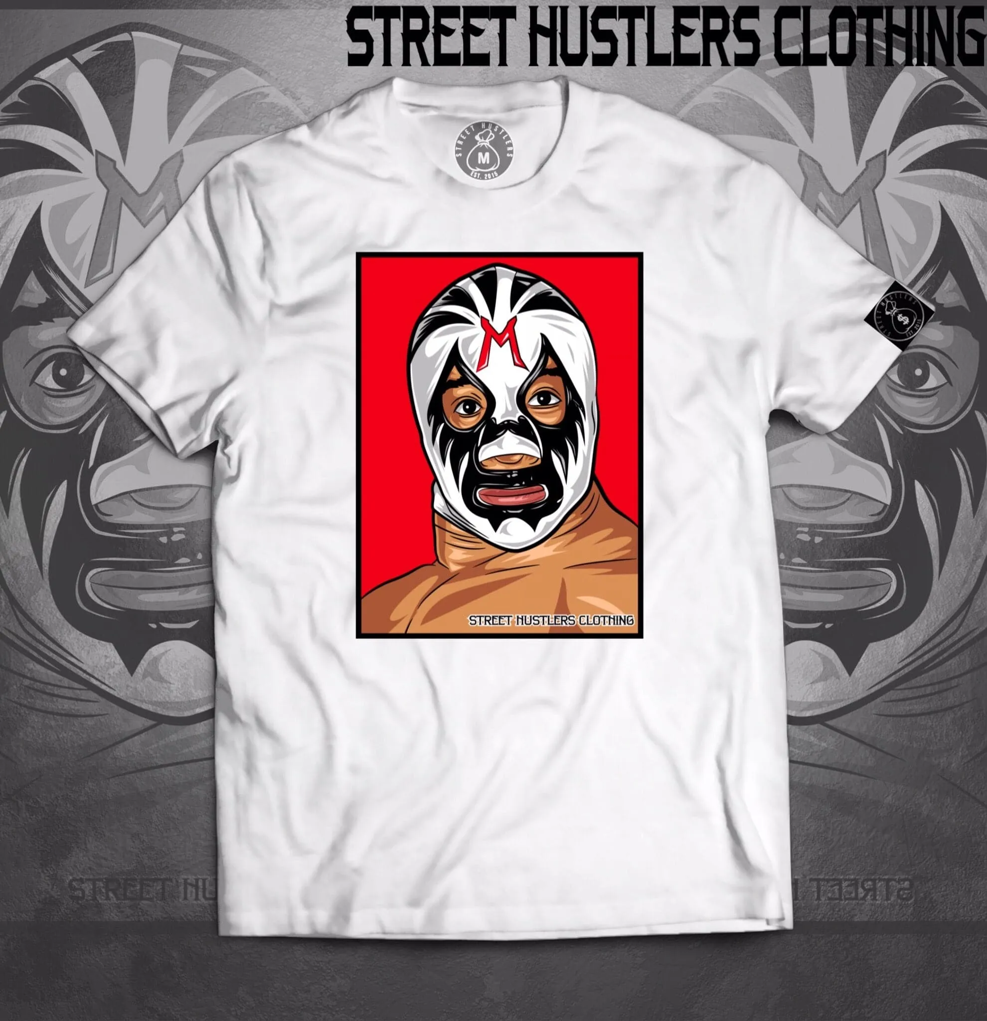 MIL MASCARAS WHITE T-SHIRT