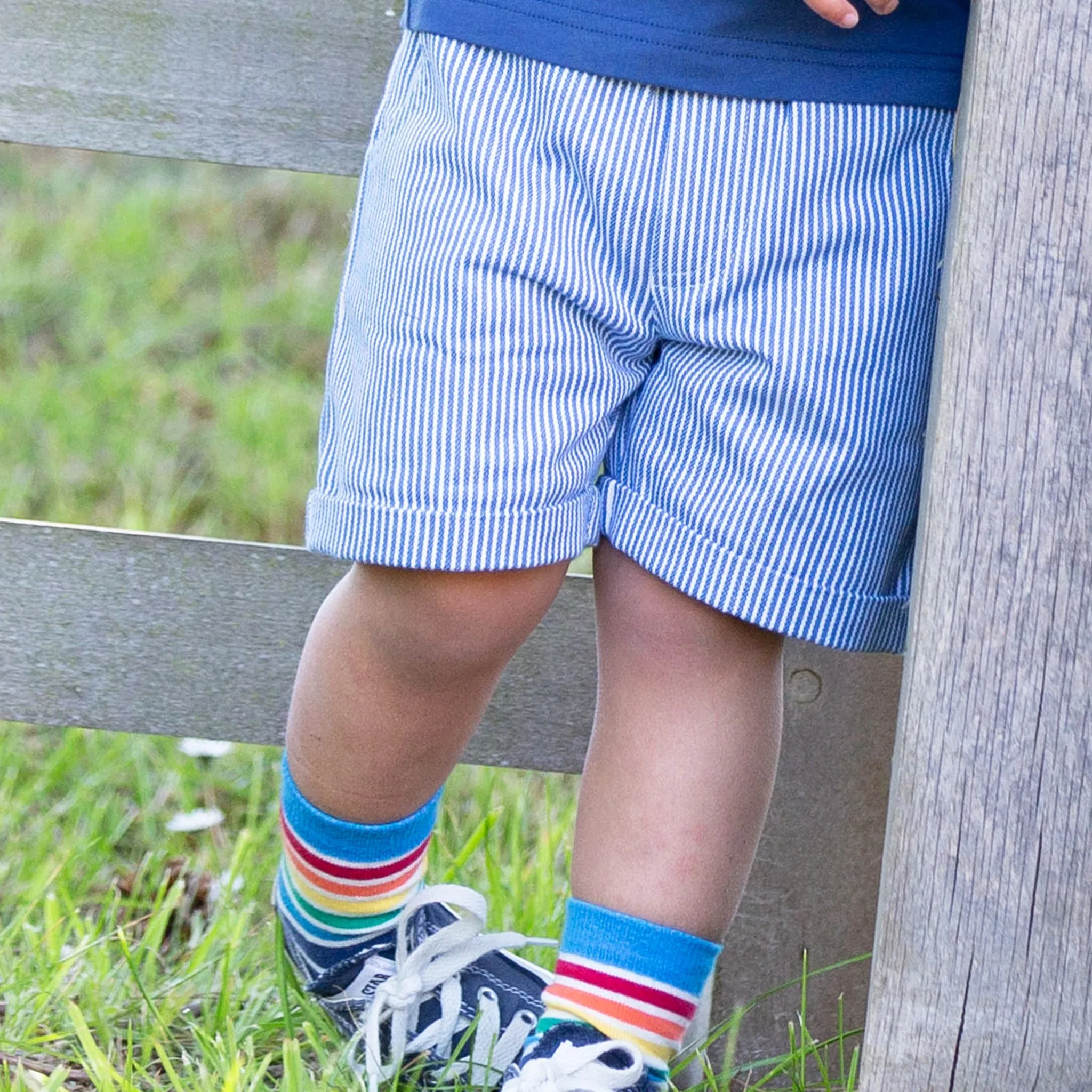 Mini ticking shorts