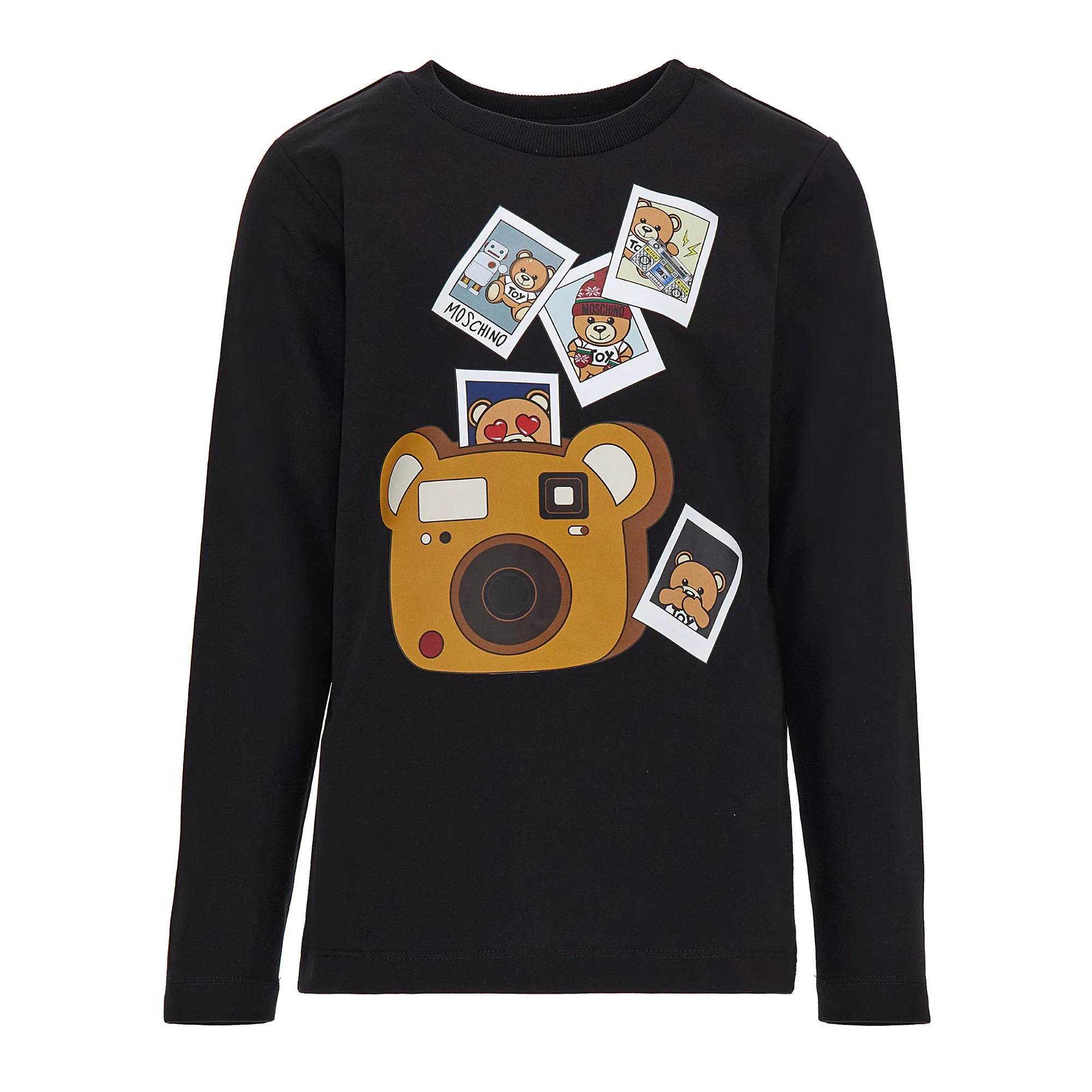 Moschino Polaroid Black Top