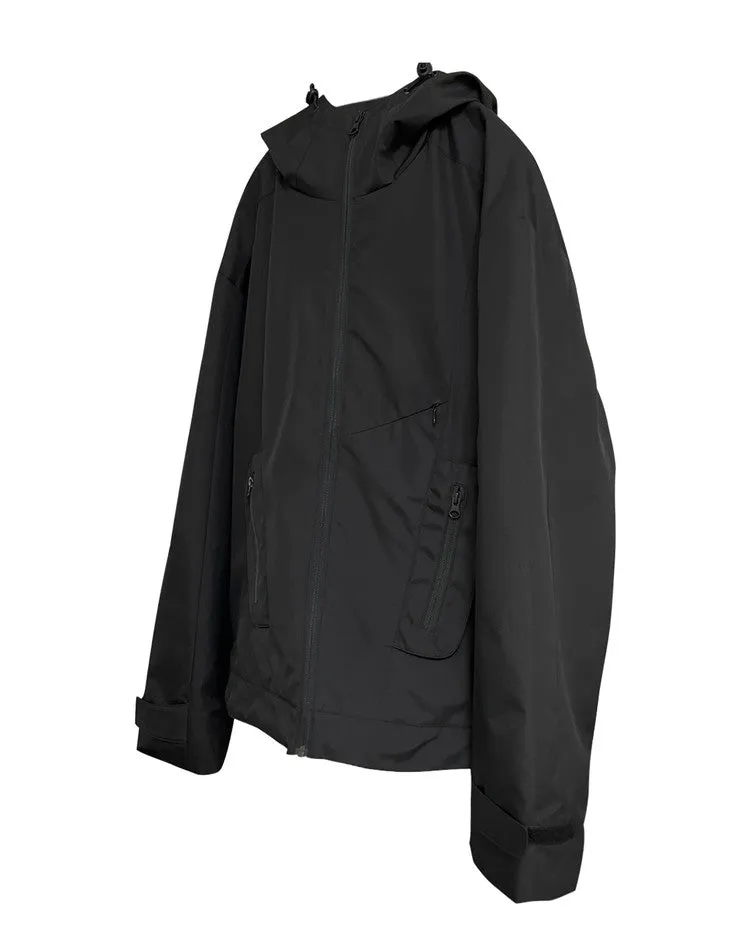 Multi zip jacket black