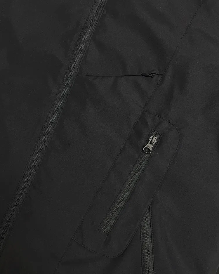 Multi zip jacket black