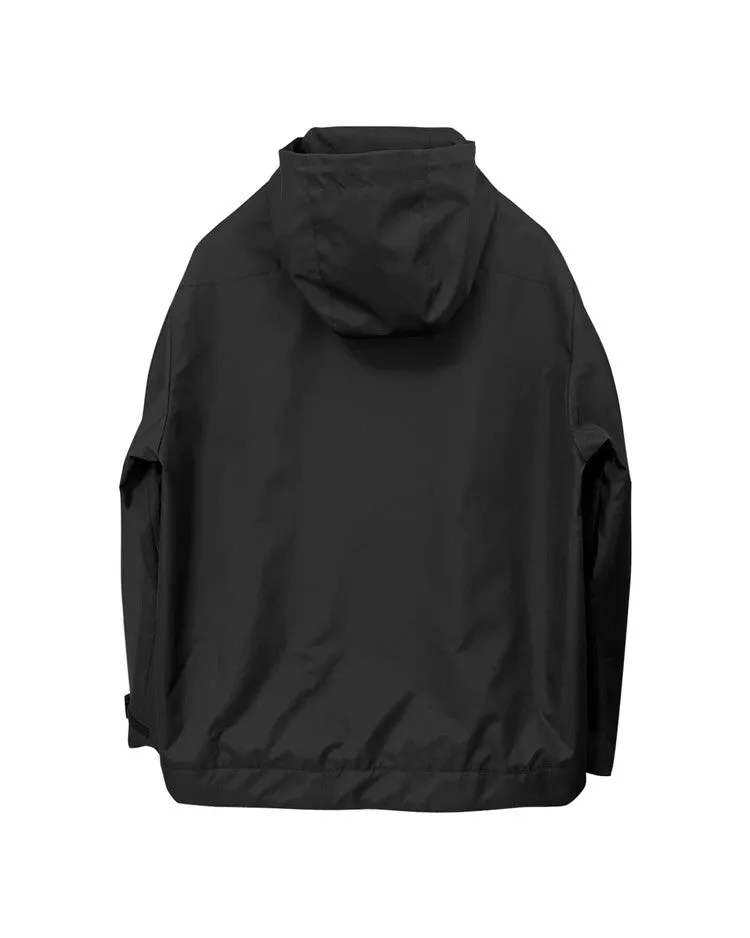 Multi zip jacket black