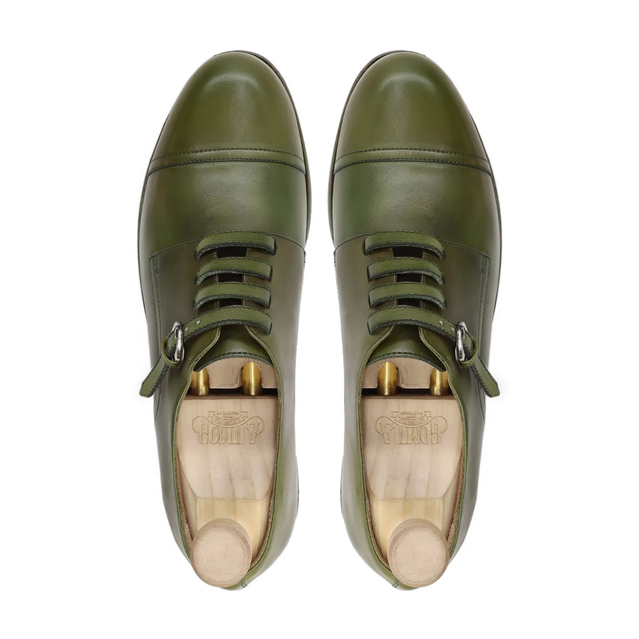 Nordic - Men's Green Calf Leather Derby Shoe