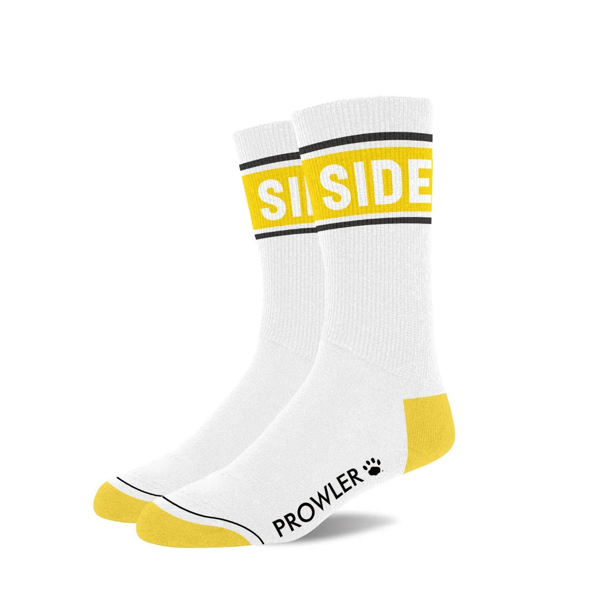 Prowler "SIDE" Socks (White/Yellow)