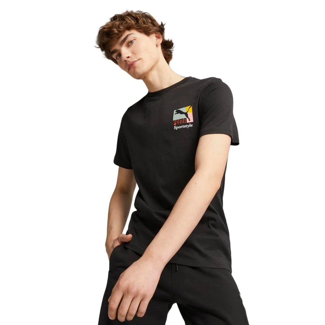 PUMA Classics Brand Love Men's Tee BLACK