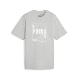 PUMA Graphics Box Men's Tee Grey