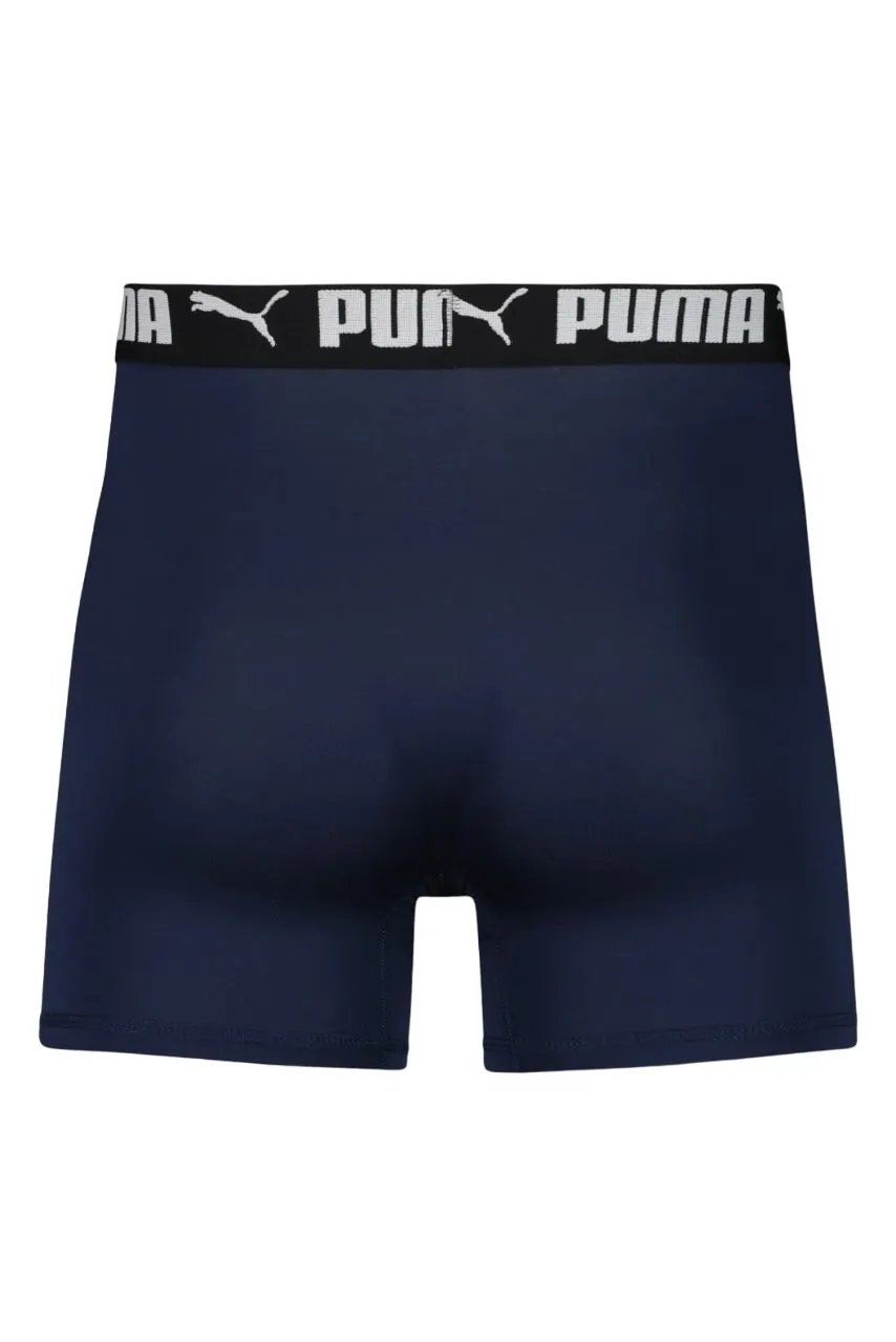 PUMA Men's 4 Pack Active Stretch Boxer Briefs