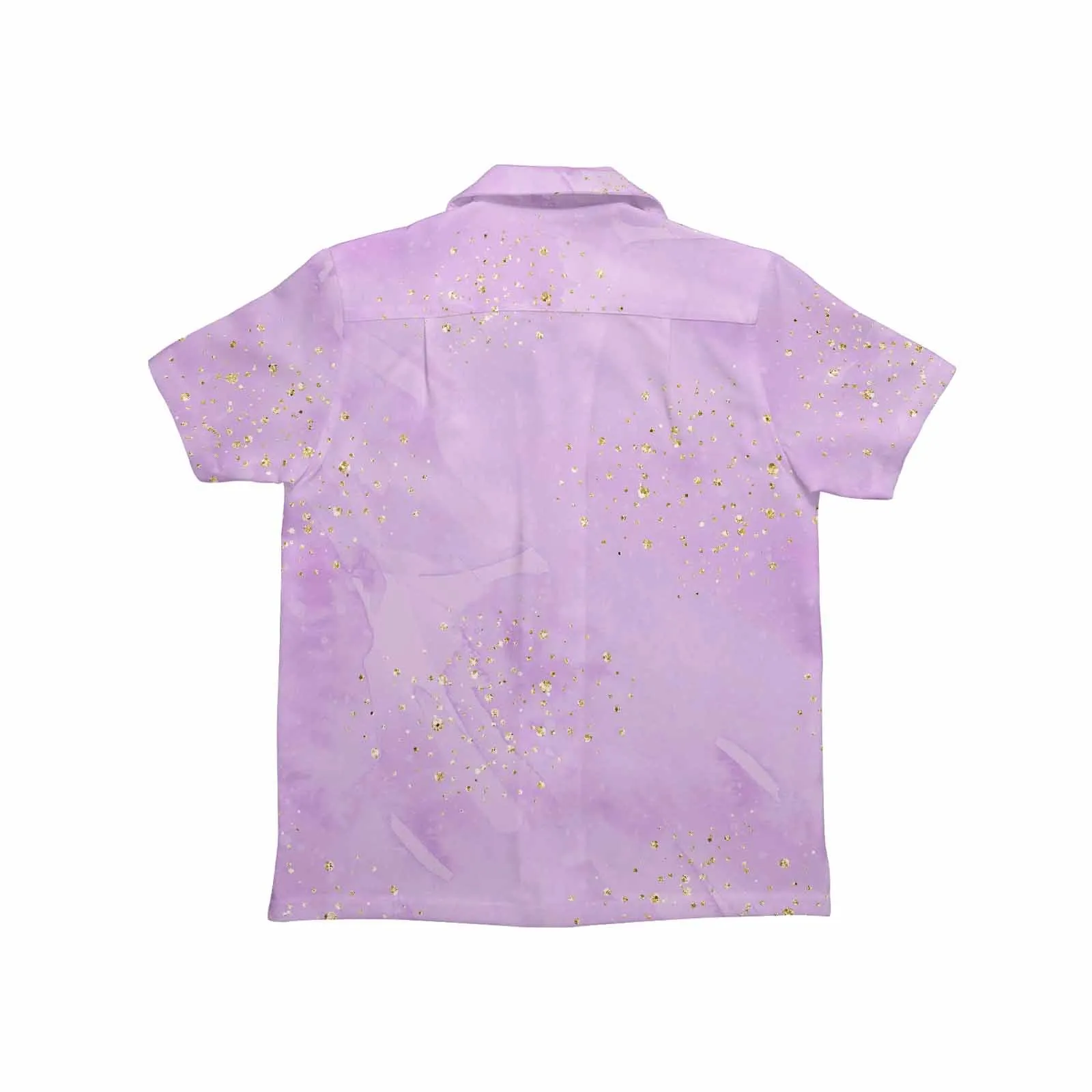 Purple  Little Boys Hawaiian Shirt