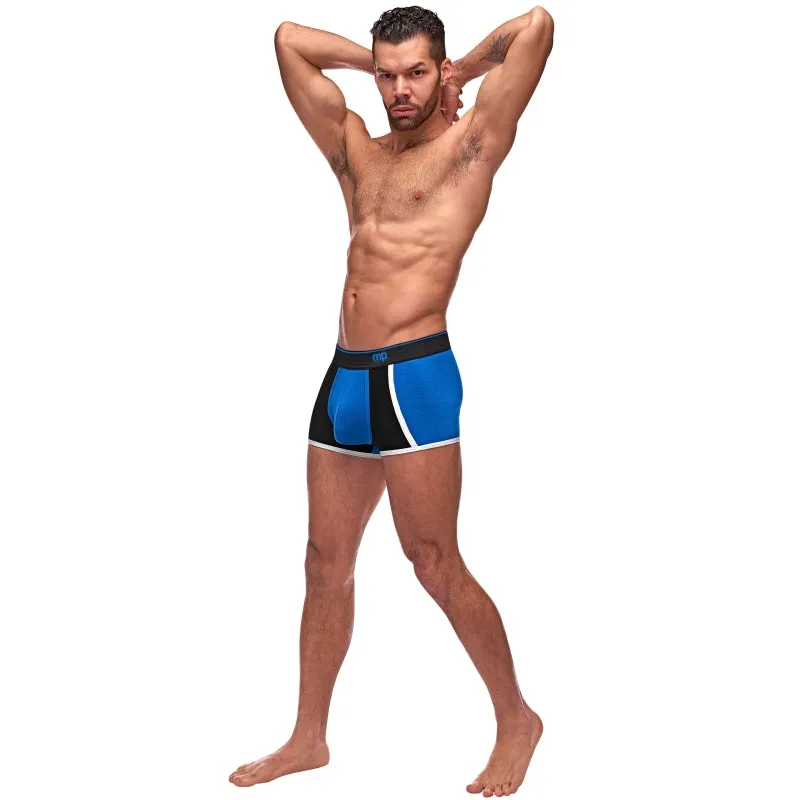 Retro Sport Panel Short - Small - Blue/ Black