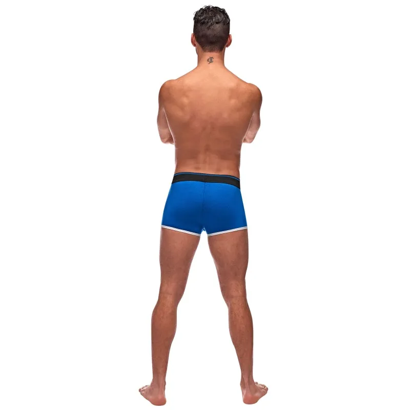 Retro Sport Panel Short - Small - Blue/ Black