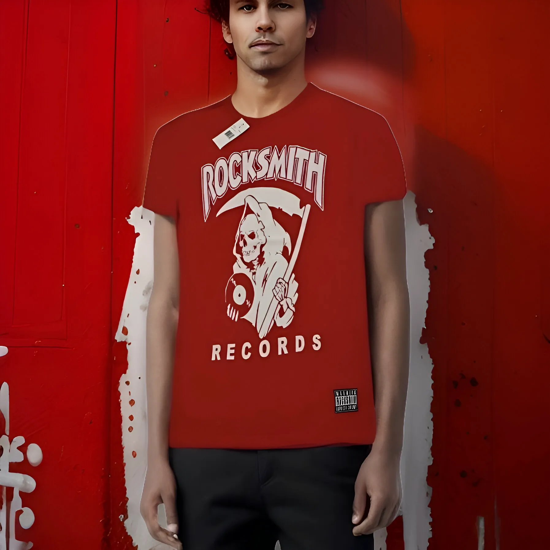 *ROCKSMITH* (RED) ~R.SMITH RECORDS~ SHORT SLEEVE T-SHIRT