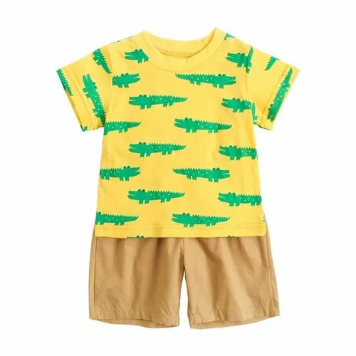 Sanlutoz Cartoon Jungen Kleidung Sets Sommer Kurzarm Baumwolle Baby