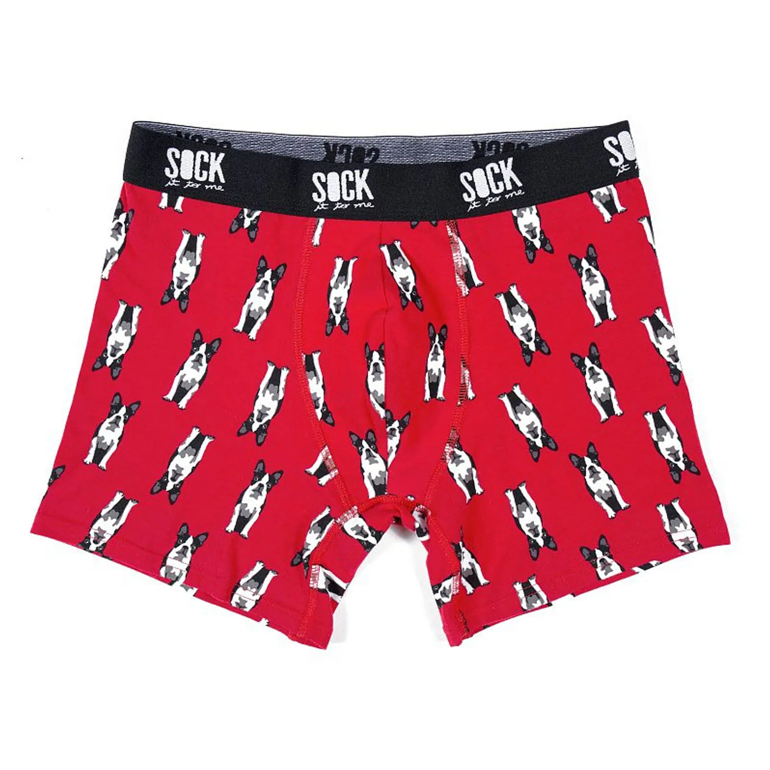 Sock It To Me Men's Underwear - Boston Terrier (Large)