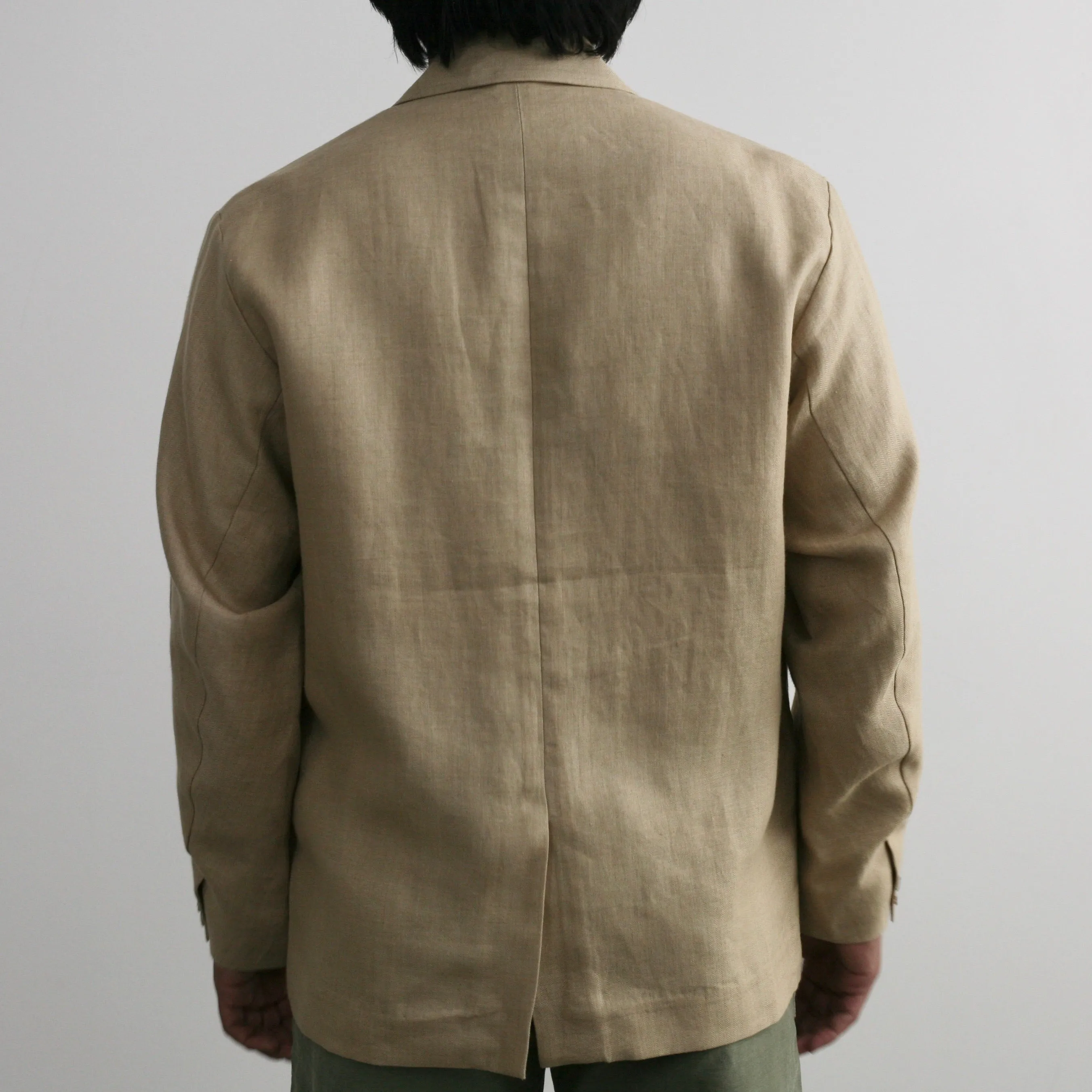 Tango Linen Blazer in Beige