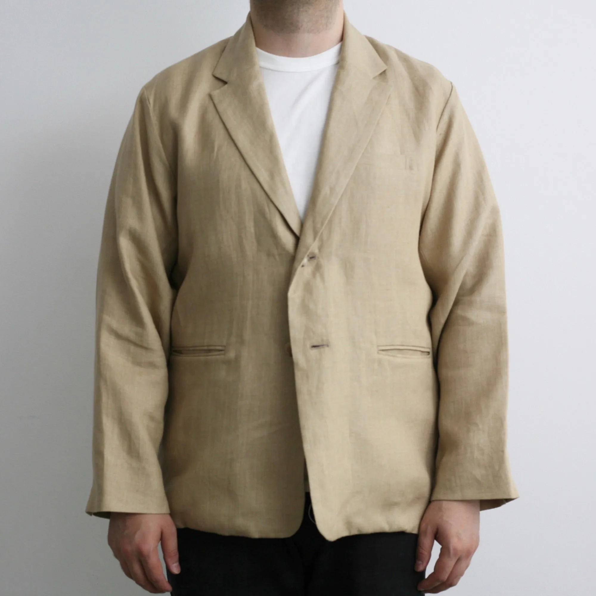 Tango Linen Blazer in Beige