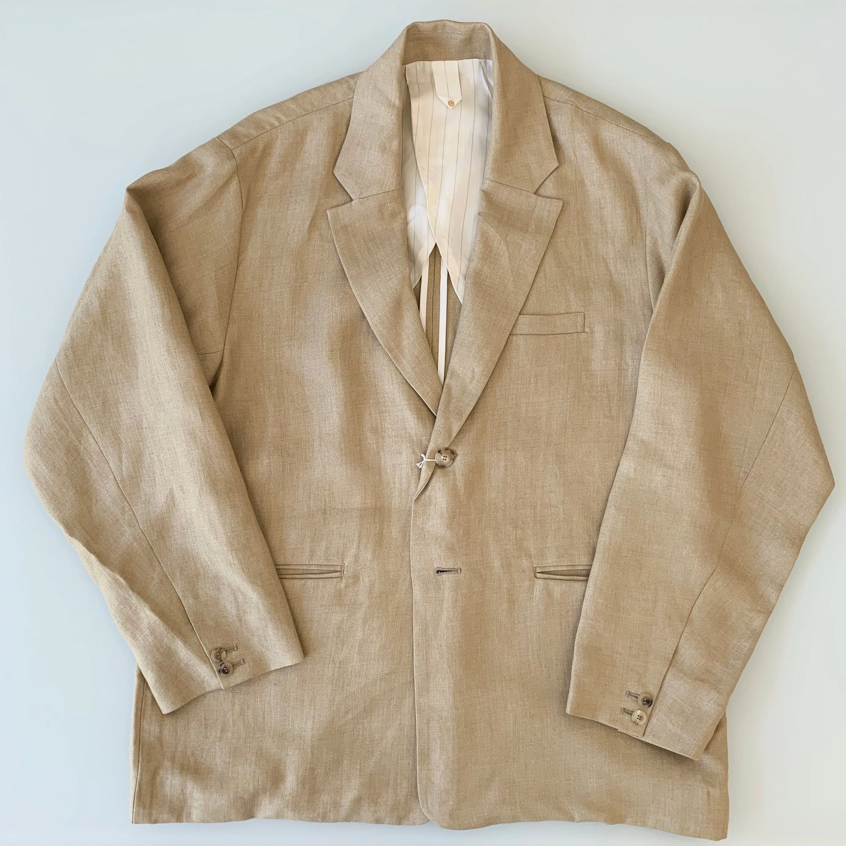 Tango Linen Blazer in Beige