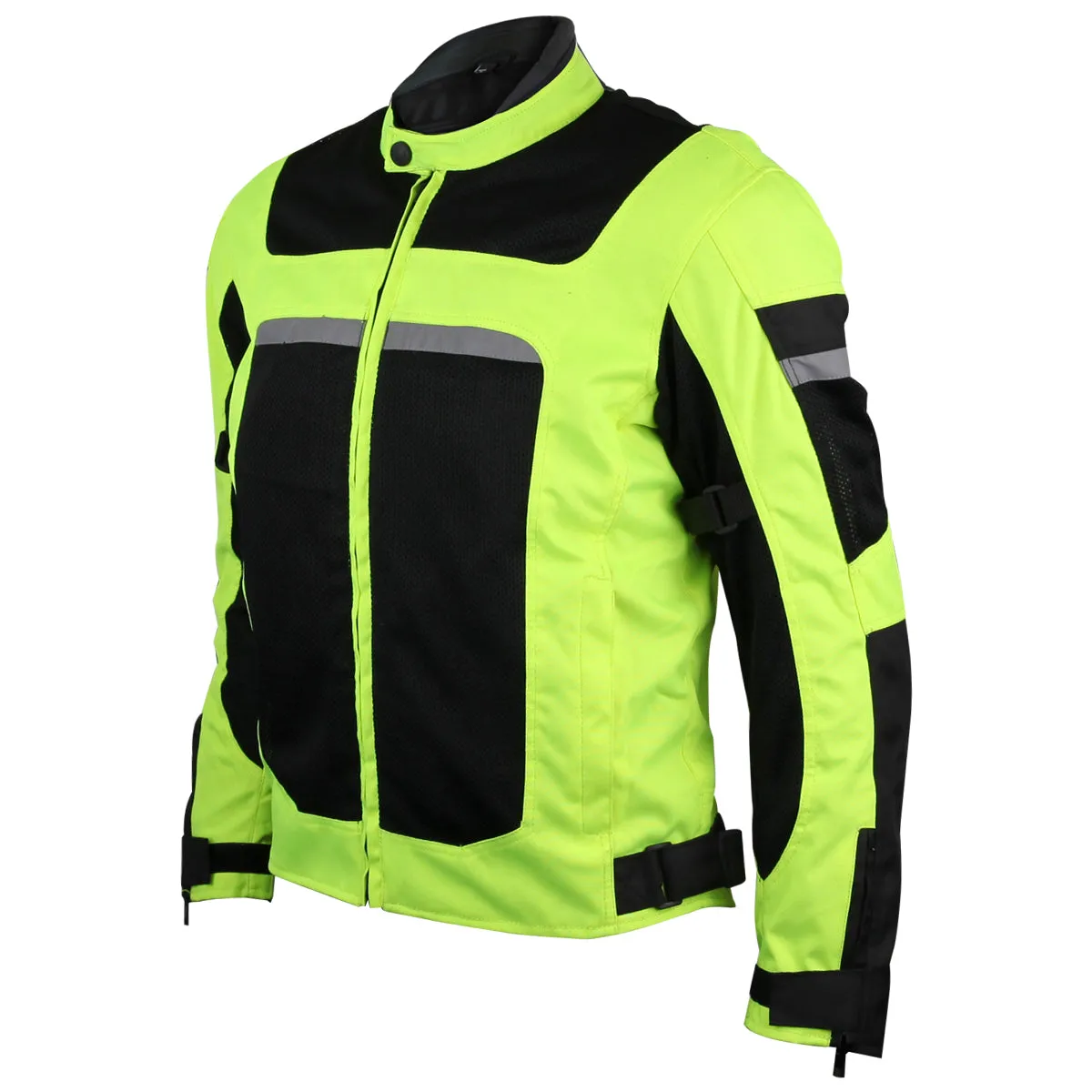 VL1624HG Advanced 3-Season Hi-Vis Mesh/Textile CE Armor Motorcycle Jacket