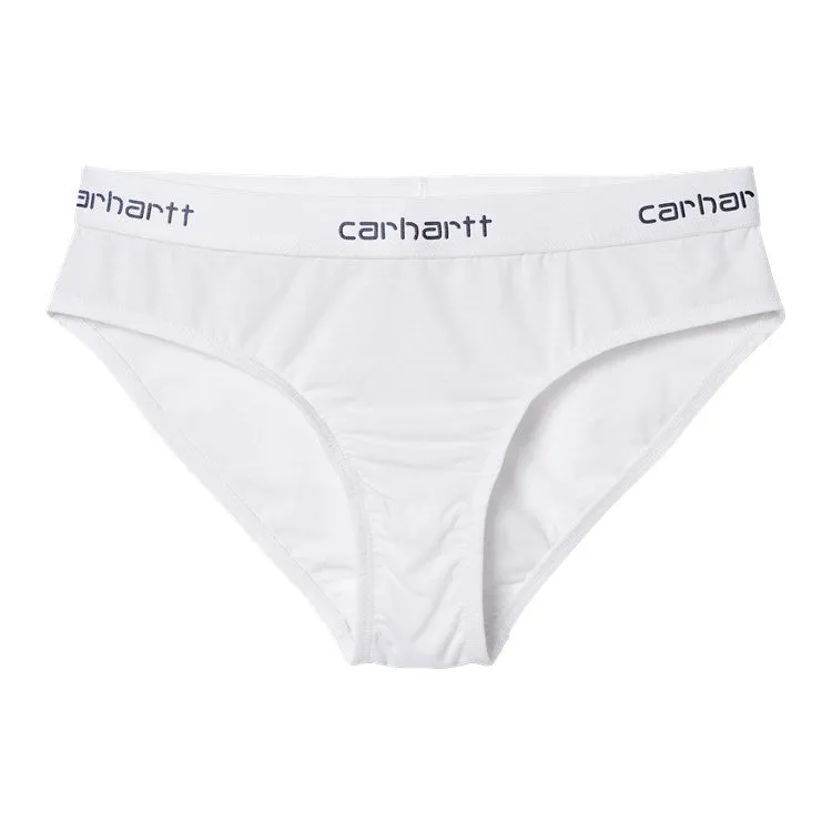 W' SCRIPT BRIEF / CARHARTT WIP / WHITE