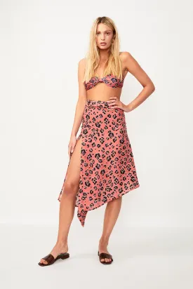 ZANZIBAR BELTED MIDI SKIRT